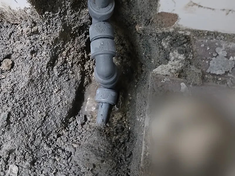 누수 지점 찾기 누수탐지 시공 사진